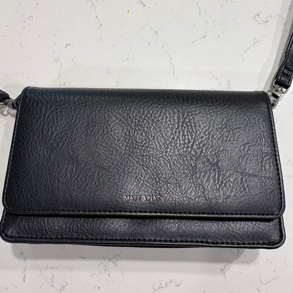 Matt & Nat Black Crossbody Bag